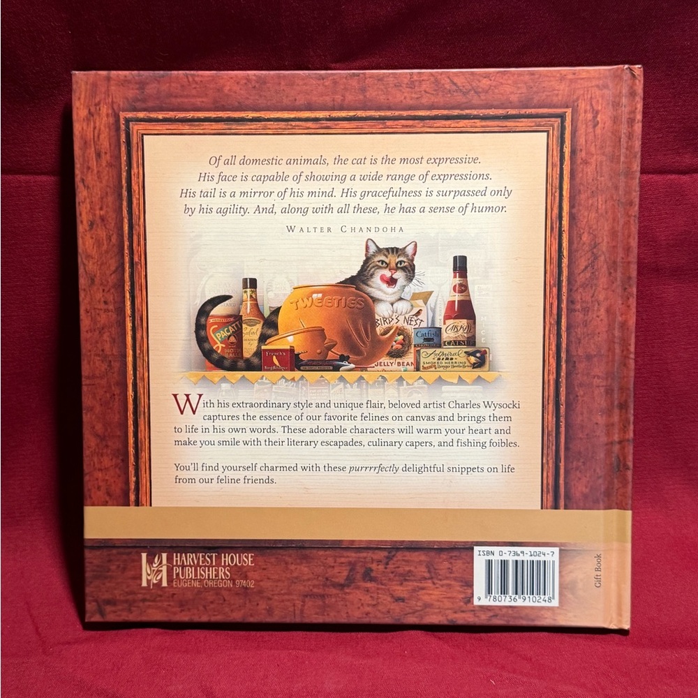 Cats by Nina Lyman Vase Set plus Cat Tales Book - Picture 5 of 15